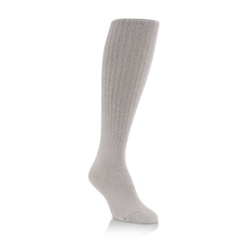 World's Softest Men's/Women's Over-the-Calf Socks Stone - XL