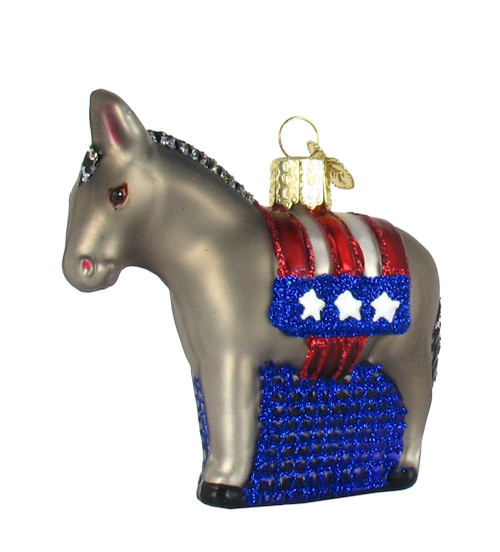 Old World Christmas Democratic Donkey