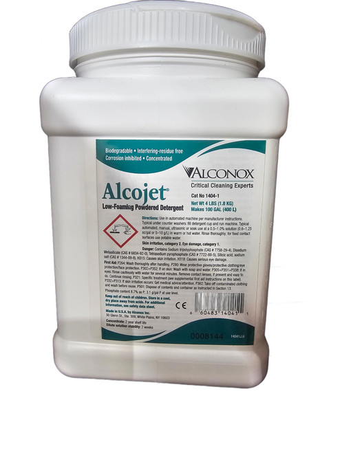 Alconox 1404 Alcojet Nonionic Low-Foaming Powdered Detergent - 4lbs Box