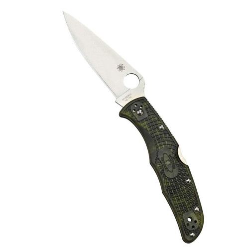 Spyderco Endura 4 Lightweight Signature Knife 3.80' C10ZFPGR | Zome Green
