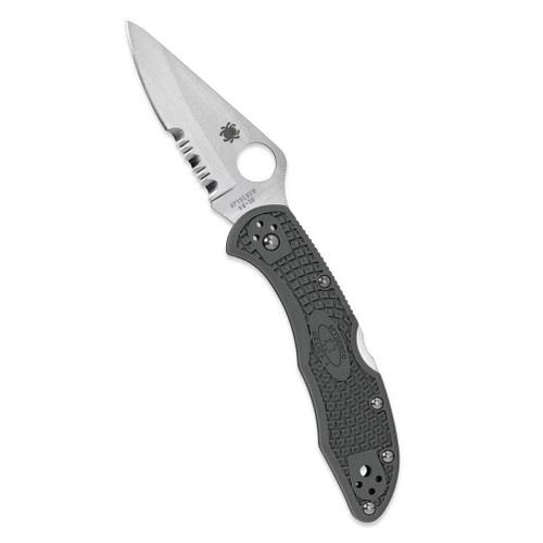 Spyderco Foliage Green Delica 4 Combo Edge - C11PSFG