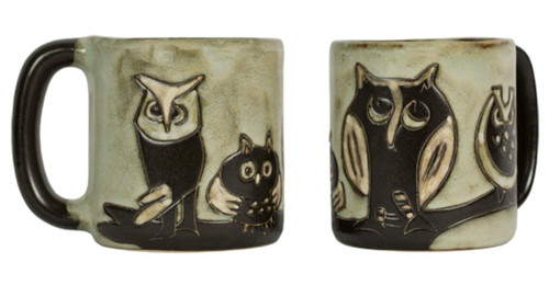 Mara Stoneware Mug - Owls 16 oz (510B6)