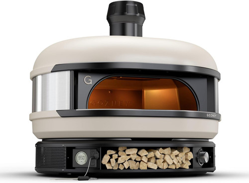 Gozney Dome Pizza Oven, Bone, Dual Fuel Propane and Woodfire, makes up to 16" pizzas