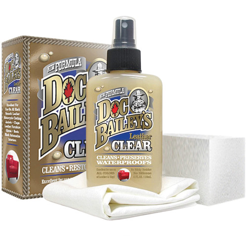 Doc Baileys “Clear” Formula for Any Color Leather 4 Fl Oz
