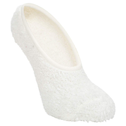 World's Softest Socks Super Soft Cozy Footsie Slipper Sock  - Vanilla