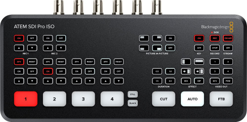 Blackmagic Design ATEM SDI Pro ISO Live Stream Switcher (SWATEMMXEPBPRISO)