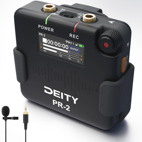 Deity PR-2 Stereo Pocket Recorder with Lavalier Mic DTR0297D72