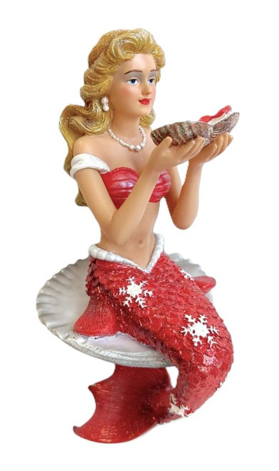 December Diamonds 55-55517 Pearl Mermaid Ornament