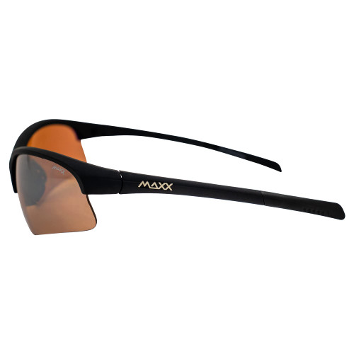 Maxx Sunglasses TR90 Domain HD Sport Sunglasses - Black