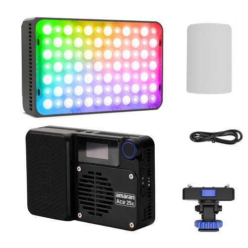Amaran Ace 25c RGB Video Light,25W On Camera Pocket Video Light
