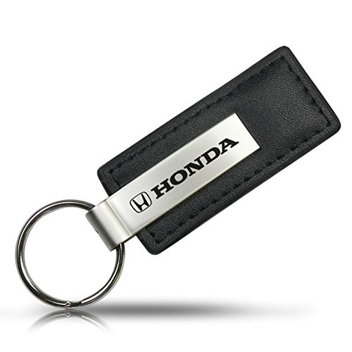 AU-TOMOTIVE GOLD Honda Black Leather Key Chain Official Licensed