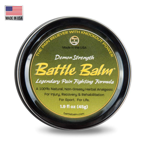 Demon Strength Pain Relief (1.9-Ounce) - Battle Balm | All-Natural and Organic Topical Analgesic for Arthritis, Muscle Soreness, Sprains, Strains and More