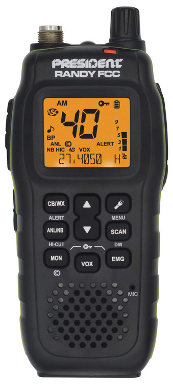 President Randy FCC Handheld or Mobile CB Radio w/ Weather Channel and ...