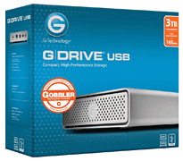 G-Technology G-DRIVE Professional External USB 3.0 Hard Drive – Up to 3000GB Storage