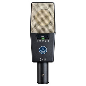AKG C414XLS Large Diaphragm Multipattern Studio Condenser w/case & accessories