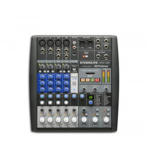 PreSonus STUDIOLIVE-AR8C 8-Channel Analog Mixer, w/ USB-C, SD Recorder