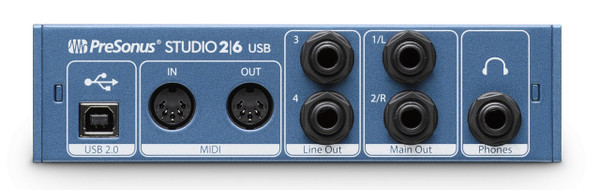 PreSonus Studio 26	 2x4 USB 2.0 Audio/MIDI Interface