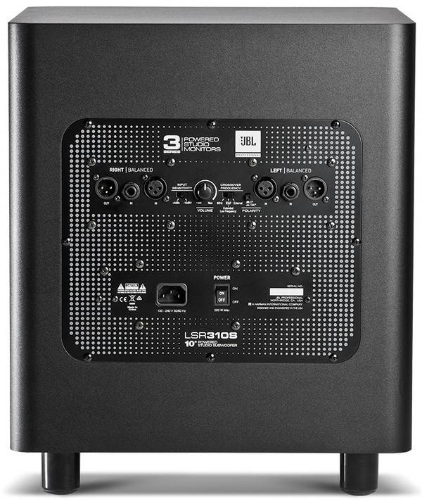 JBL LSR310S 10" Powered Subwoofer with XLF