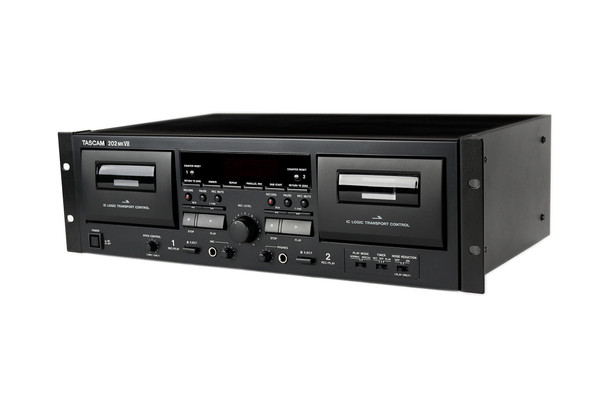 TASCAM 202 MK VII Dual Cassette Recorder with USB