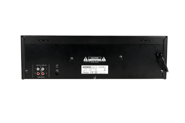 TASCAM 202 MK VII Dual Cassette Recorder with USB