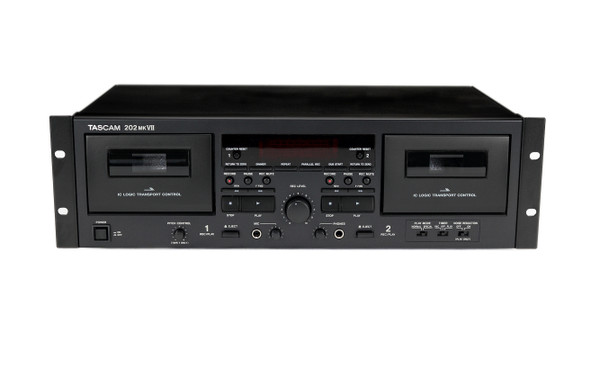 TASCAM 202 MK VII Dual Cassette Recorder with USB
