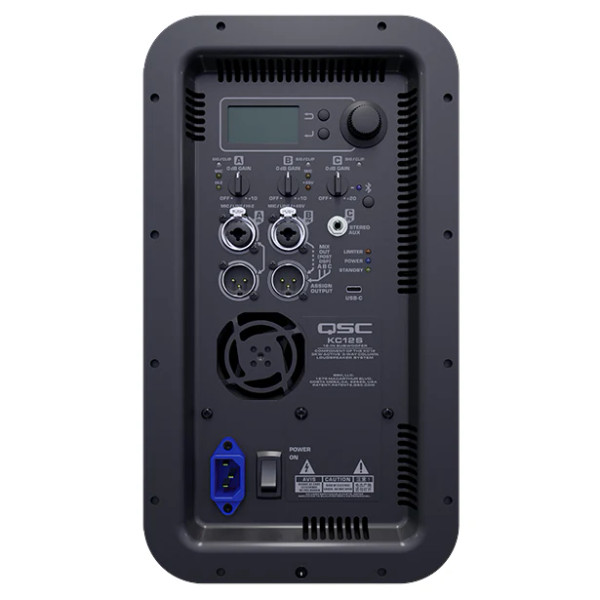 QSC KC12-BK Portable Column Array System, 3000W, Black