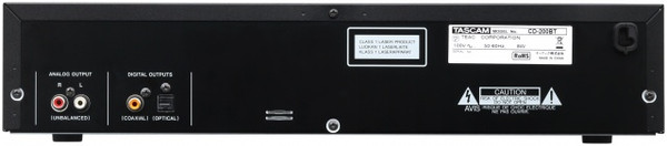 Tascam CD200BT CD Player with Bluetooth