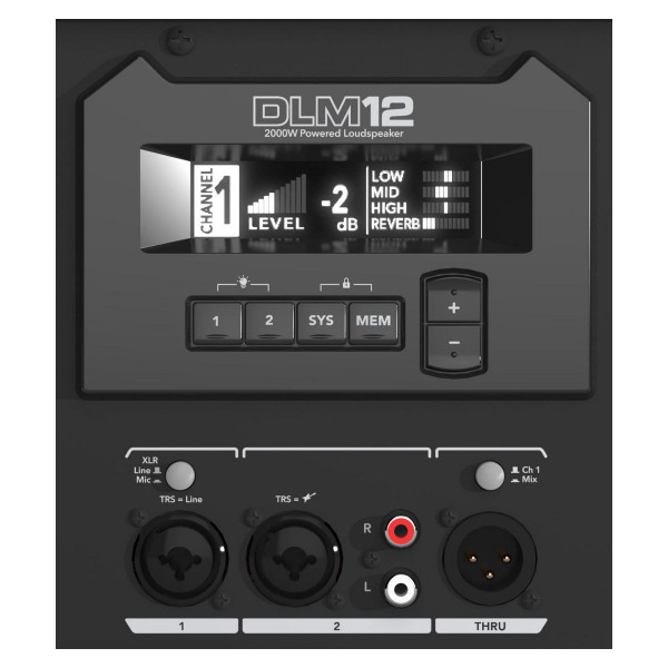 Mackie DLM12 2000W 12" Full-Range Powered Loudspeaker