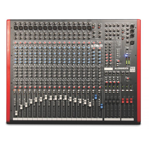 Allen & Heath ZED420 20 Channel 4 Bus Mixer with USB and SONAR X1 LE