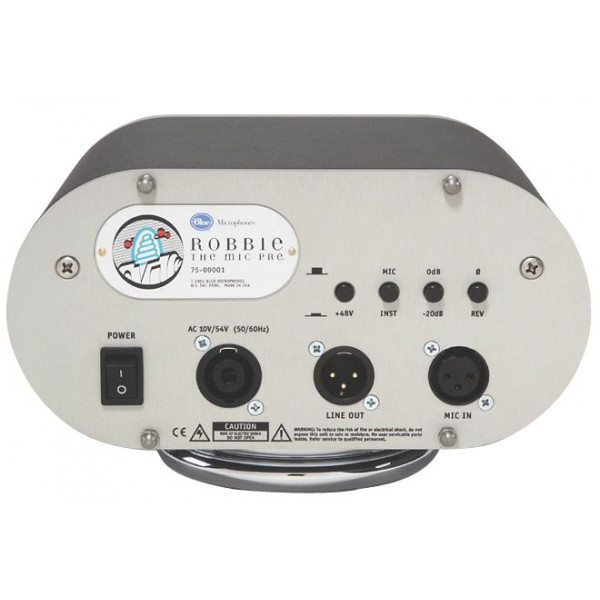 Blue Robbie Class A Discrete Tube Mic and Instrument Preamplifier