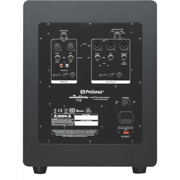 PreSonus TEMBLOR T10 High Definition Active Studio Monitor