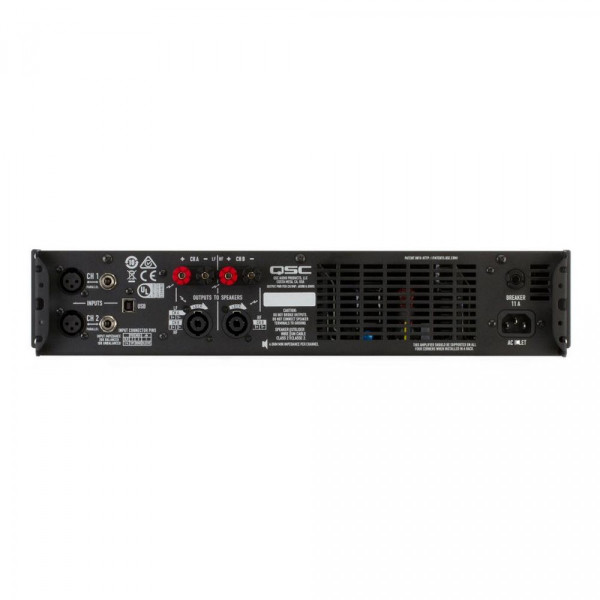 QSC GXD4 1600 Watt Peak 2-Channel Power Amplifier with DSP