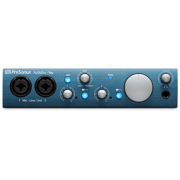 PreSonus AudioBox iTwo 2x2 USB/iPad Recording Interface with MIDI I/O