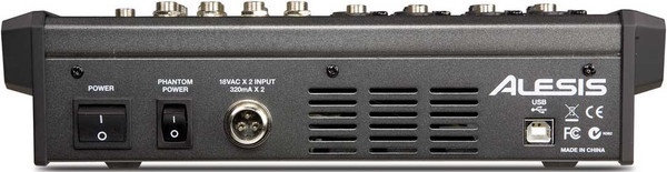 Alesis MultiMix 8 USB FX 8 Channel Mixer with USB and DSP Effects