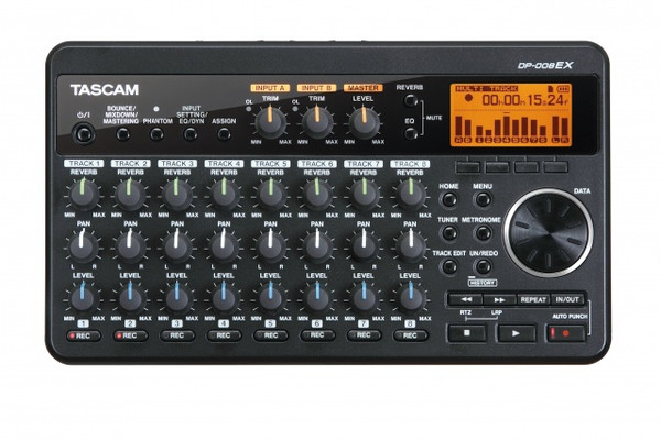 Tascam DP008EX 8-Track digital Portastudio Audio Recorder