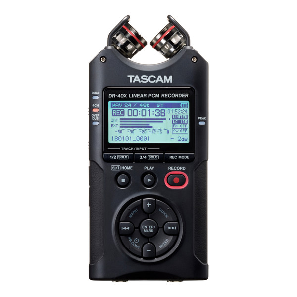 Tascam DR40X Handheld 4-Track Recorder