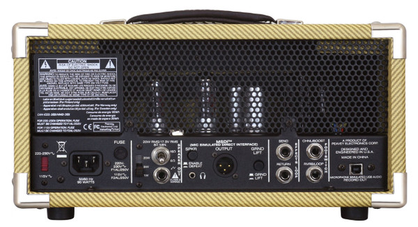 Peavey	Classic 20 Mini Head 20W Compact Tube Guitar Amplifier Head