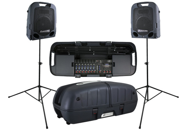 Peavey	Escort 5000	 2x 250W Portable PA with 8-Channel Mixer