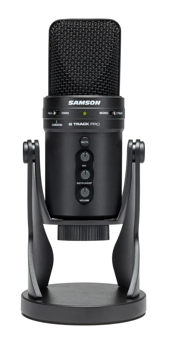 Samson G-Track Pro  Professional USB Condenser Microphone with Audio Recording Interface