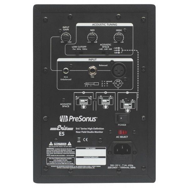 PreSonus ERIS E5 5.25" High Definition Active Studio Monitor