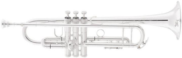 King 2055S Silver Flair trumpet with Thumb Saddle