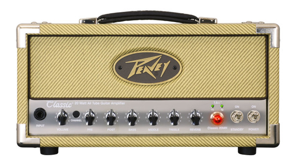 Peavey	Classic 20 Mini Head 20W Compact Tube Guitar Amplifier Head