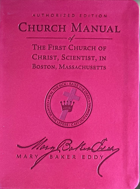 Manual of The Mother Church, Study Ed. (Red Vivella)