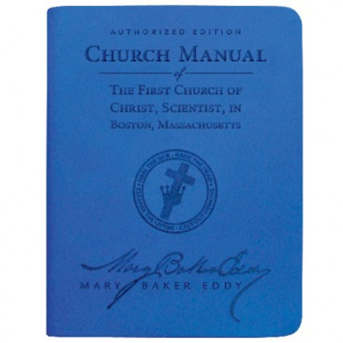 Manual of The Mother Church, Study Ed. ( Blue Vivella )