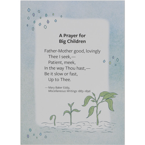 Card - Prayer for Big Children