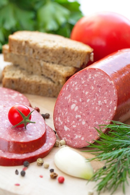 Summer Sausage Bologna Meat Salami Hermann Wurst Haus