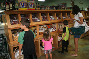 Shopping at the Hermann Wurst Haus