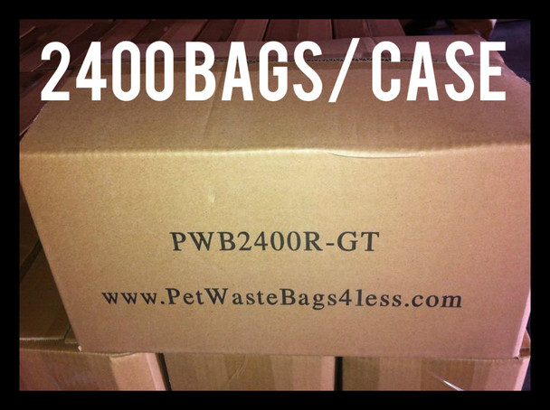 Pet Waste Bags - Poopy Pouch doggy poo bag non oem refills) 2400 bags PWB2400R-GT Pet Waste Bags - Poopy Pouch doggy poo bag non oem refills) 2400 bags PWB2400R-GT