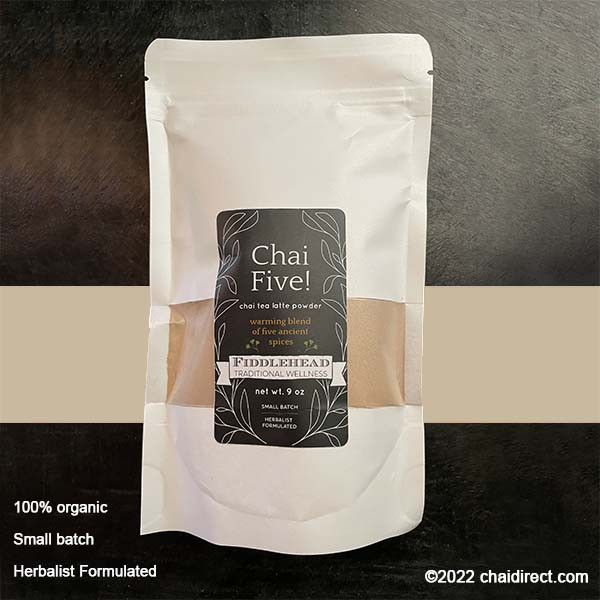 その他 chai NEW Fiddlehead Wellness: Chai Five@ Herbalist Formulated (Instant