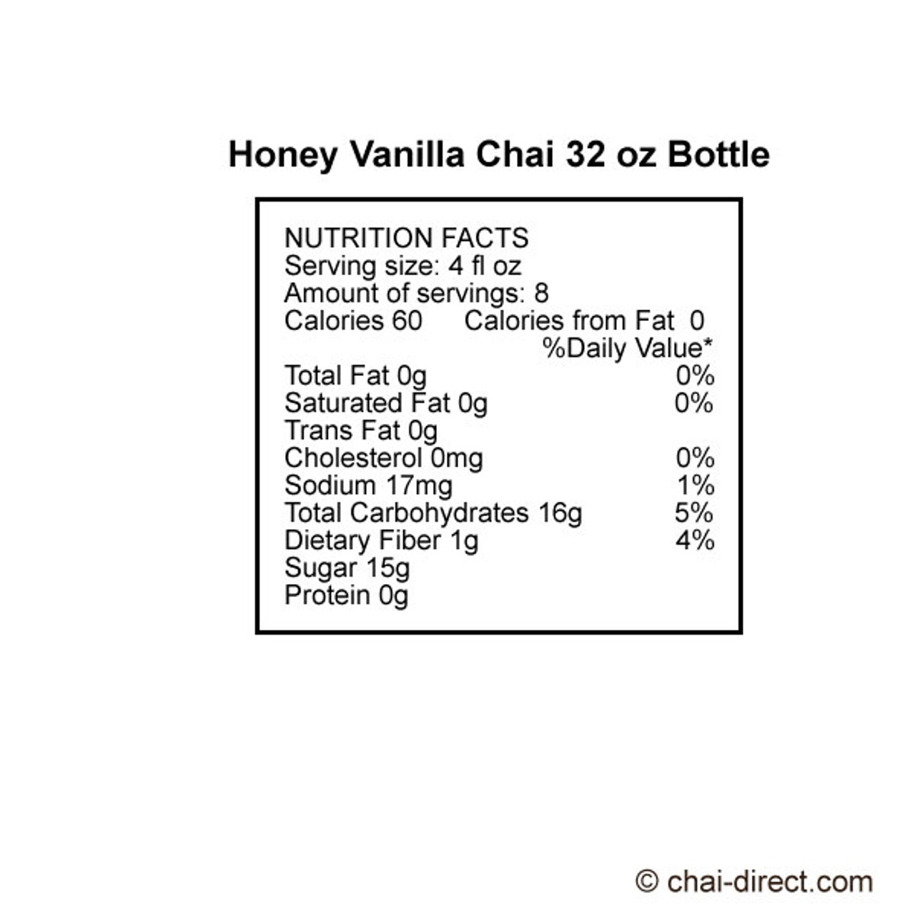 Third Street Chai Honey Vanilla Chai Tea Latte Liquid Concentrate 11